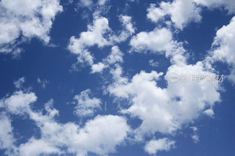 Blue sky with clouds